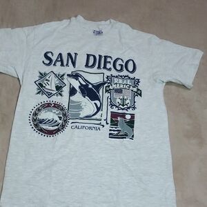 Hanes San Diego Graphic Tee - Light Gray